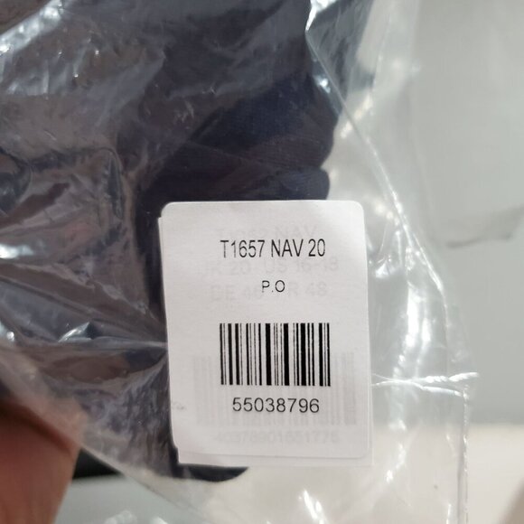 Boden Supersoft Frill Detail Top Women Size 16 / 18 NWT Long Sleeve Blouse Navy - Picture 10 of 15